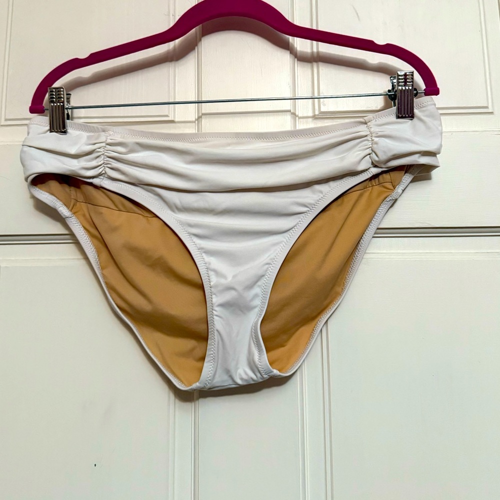 White Bikini Bottoms from Jcrew